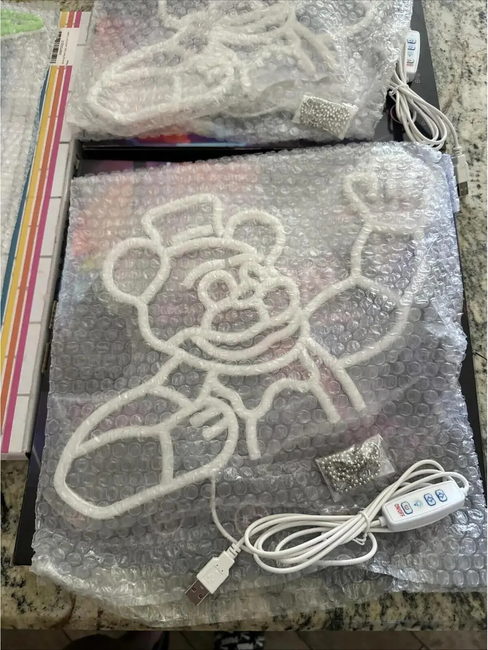 3x Brand New Neon Signs Includes 2 Midnight Bears & 1 Gaming Guy FAST SHIPPING
